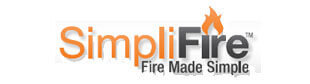 Logo SimpliFire, electric fireplaces