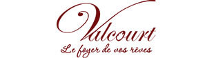 Logo Valcourt, foyers au bois